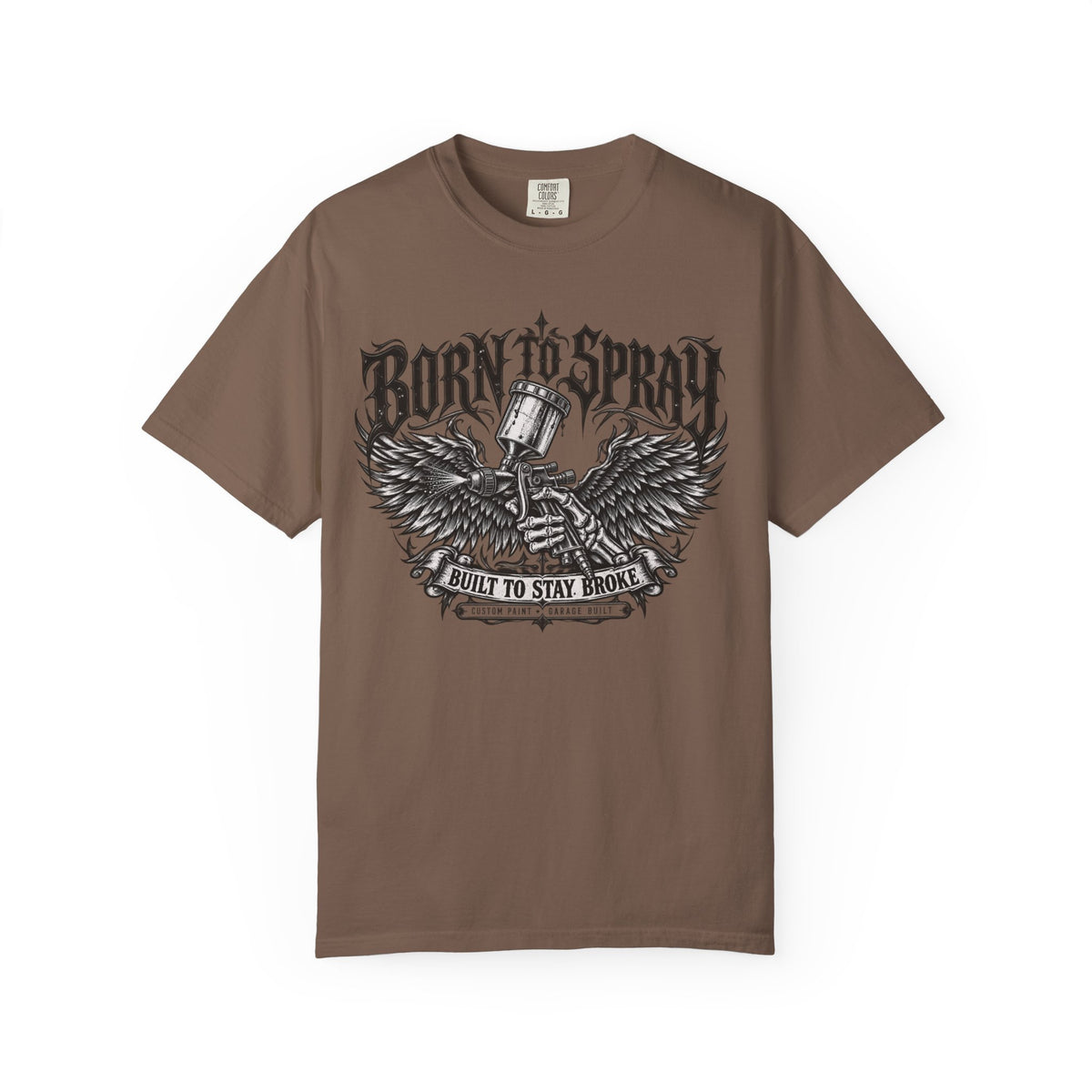 'Born to Spray' painters Car Builders Graphic T-Shirt
