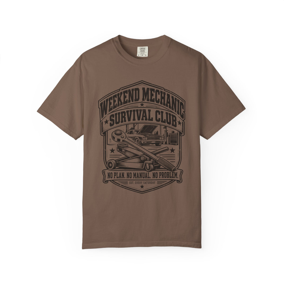 Weekend Mechanic Survival Club Car Culture T-Shirt