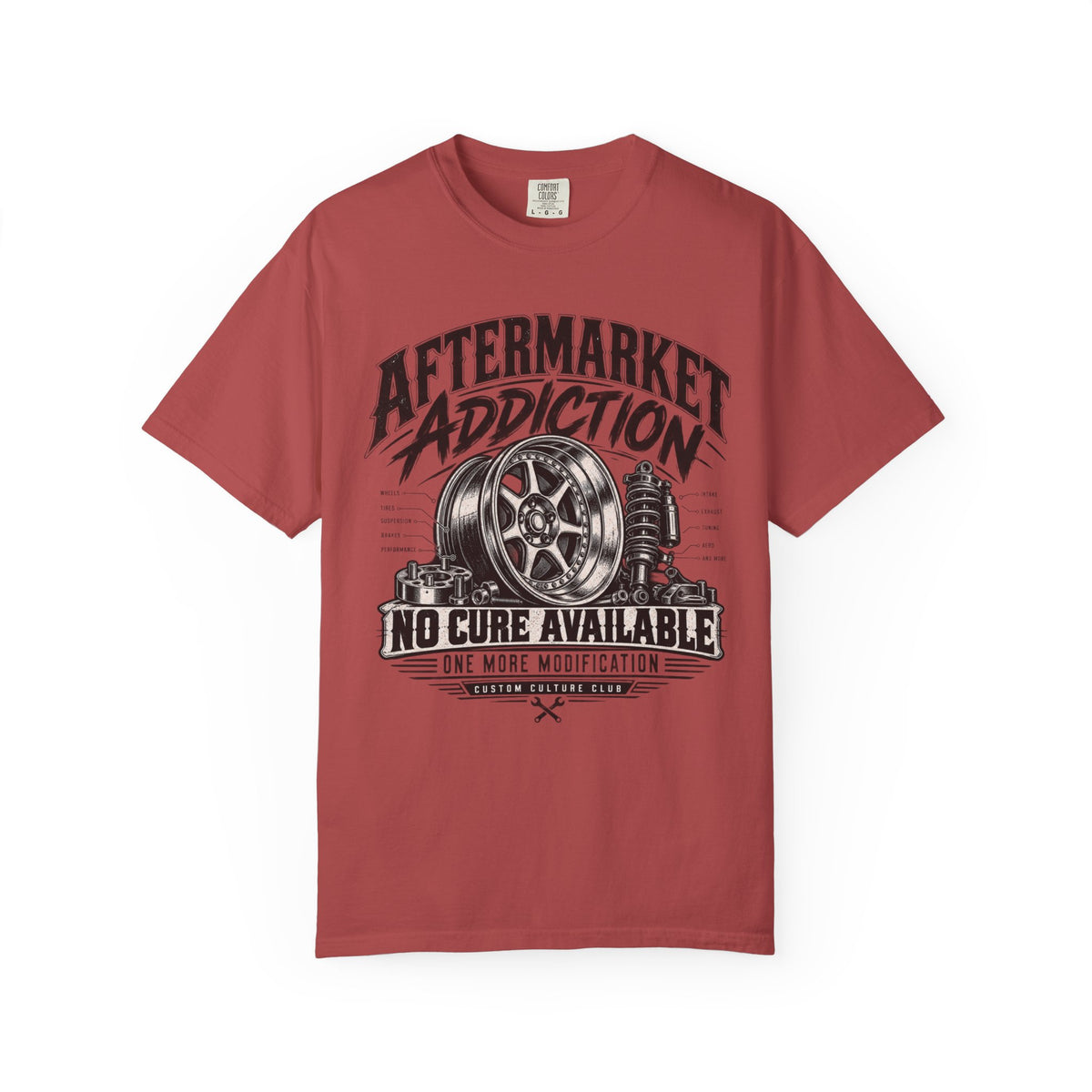 Aftermarket Addiction No Core Available Automotive T-Shirt