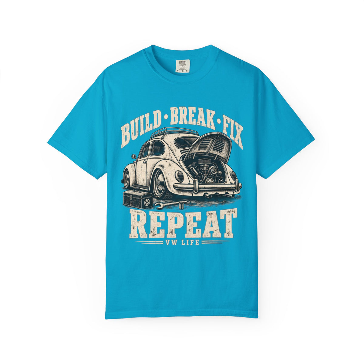 Build Break Fix Vintage Volkswagen Beetle T-Shirt