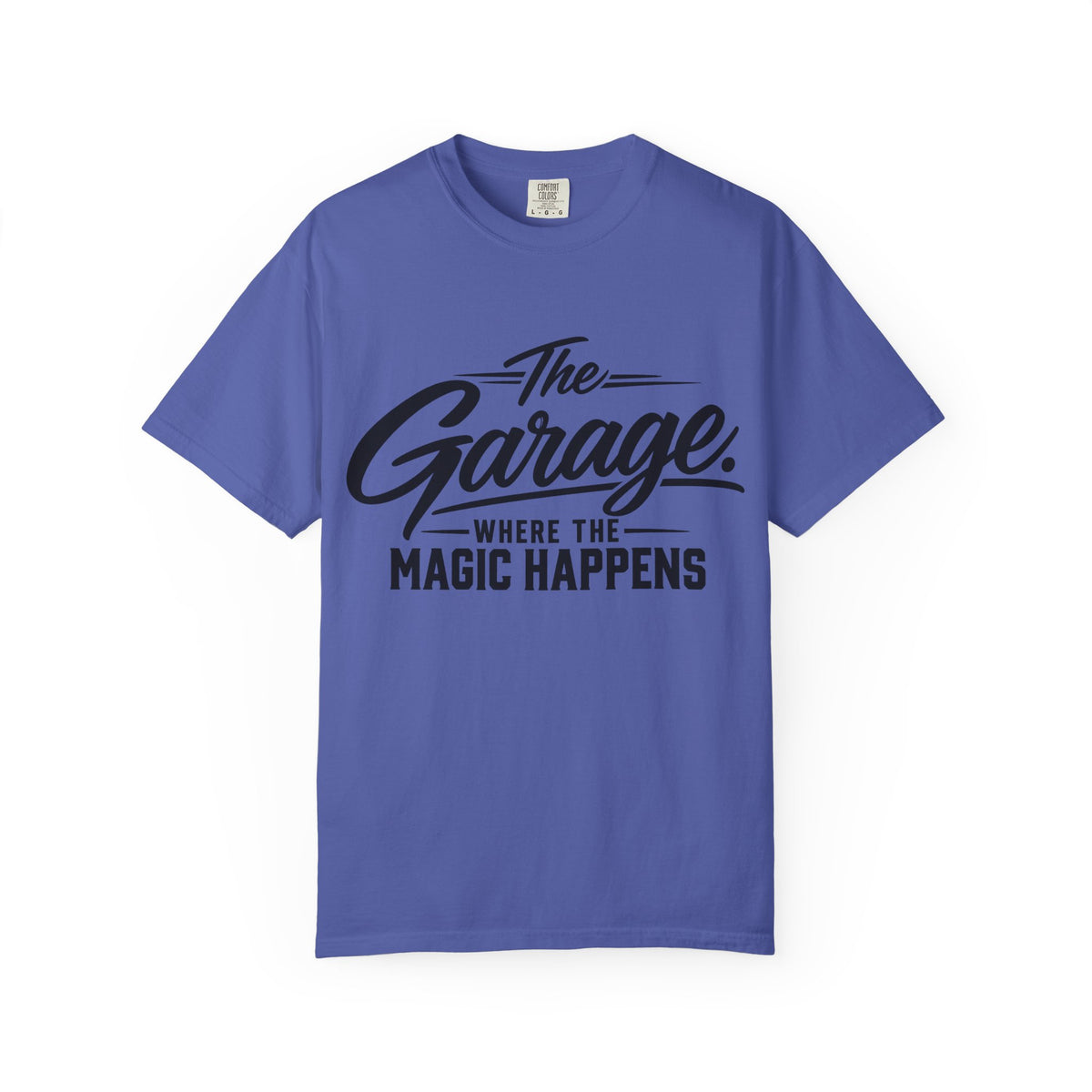 “The Garage Where the Magic Happens” Funny Workshop Tee