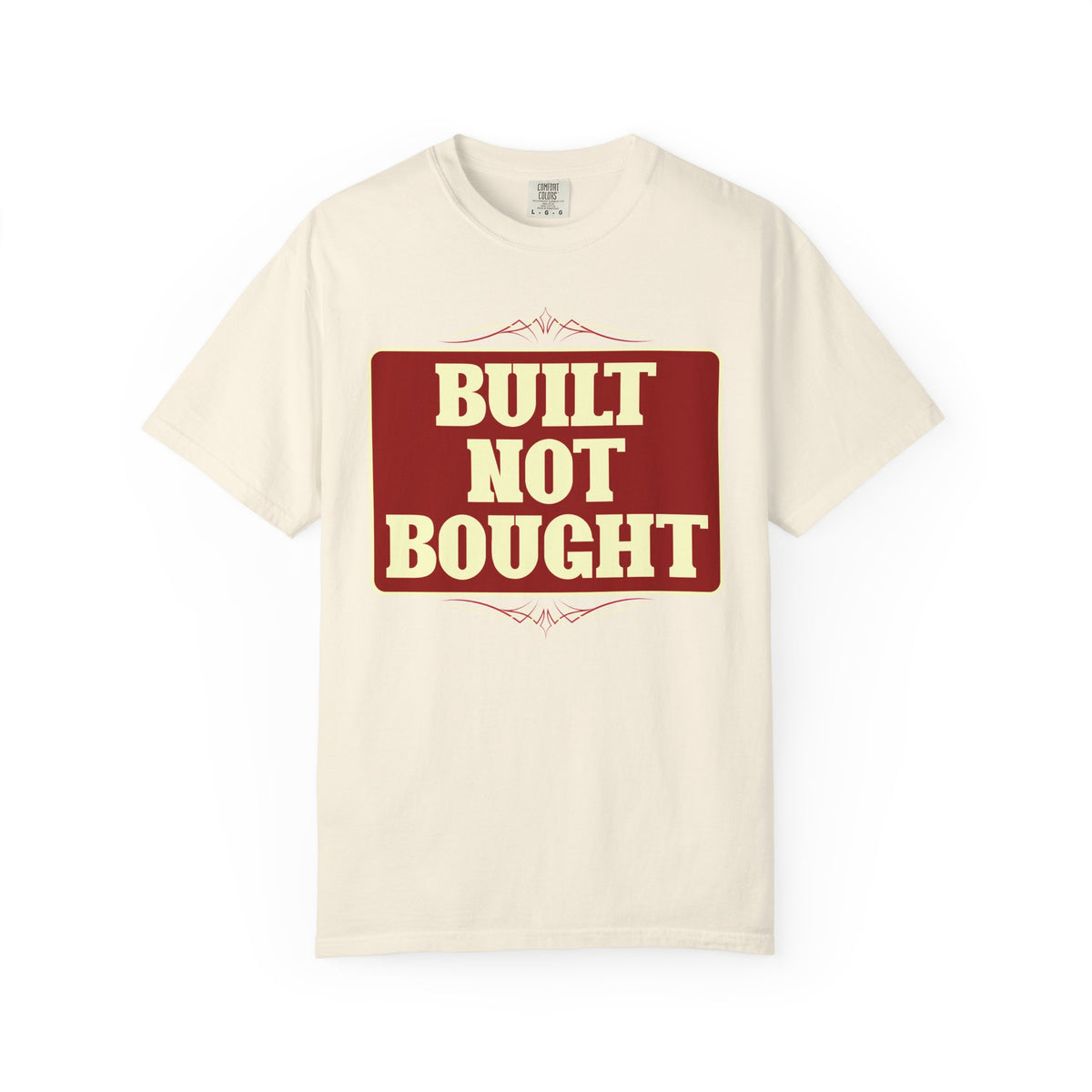 Built Not Bought T-Shirt — Vintage Motorcycle/Car Builder Tee