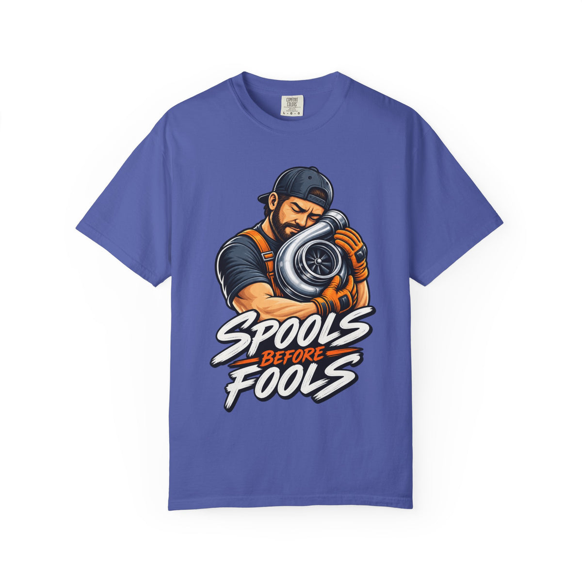 “Spools Before Fools” Turbocharger Funny Mechanics Tee