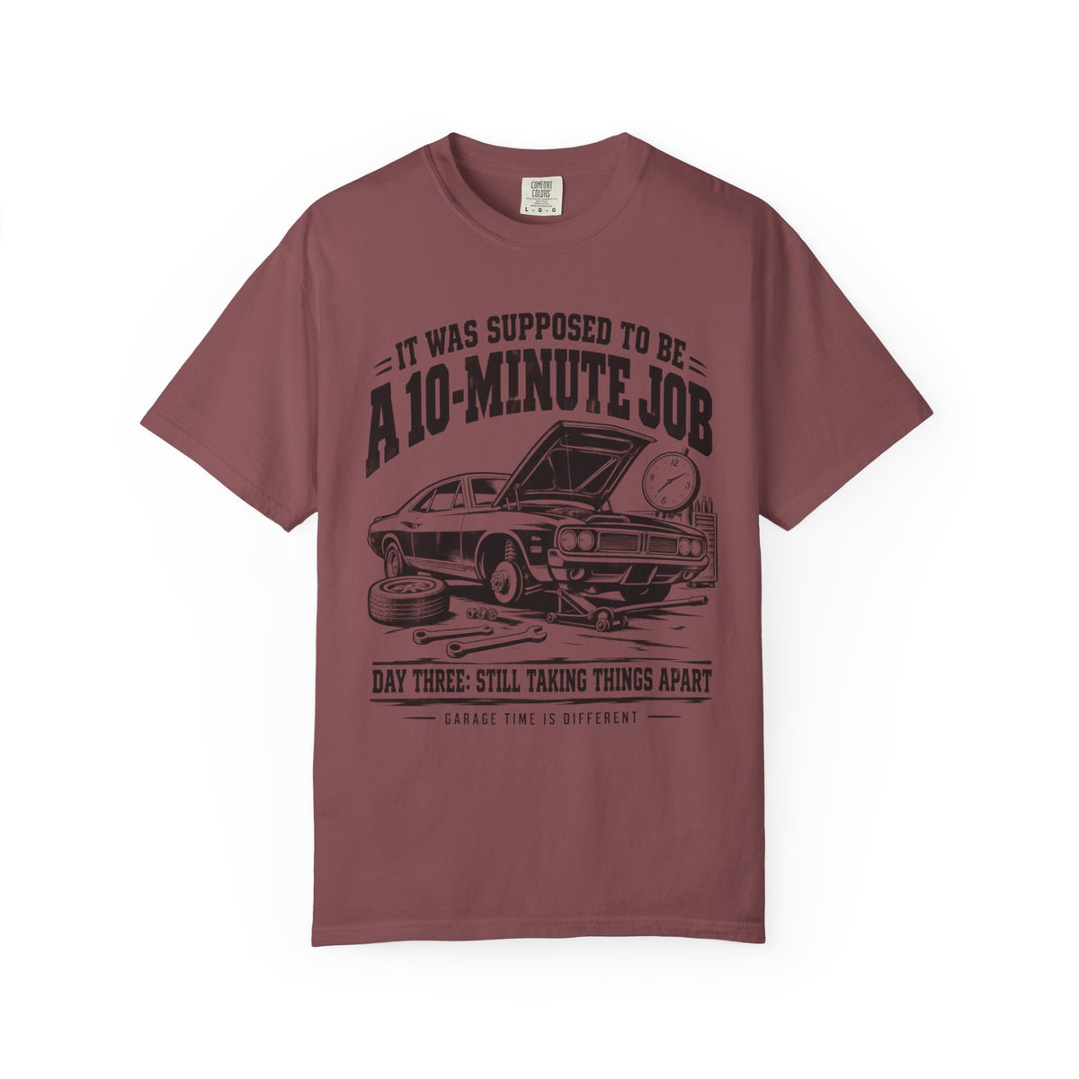 A 10-Minute Job Vintage Classic Car T-Shirt