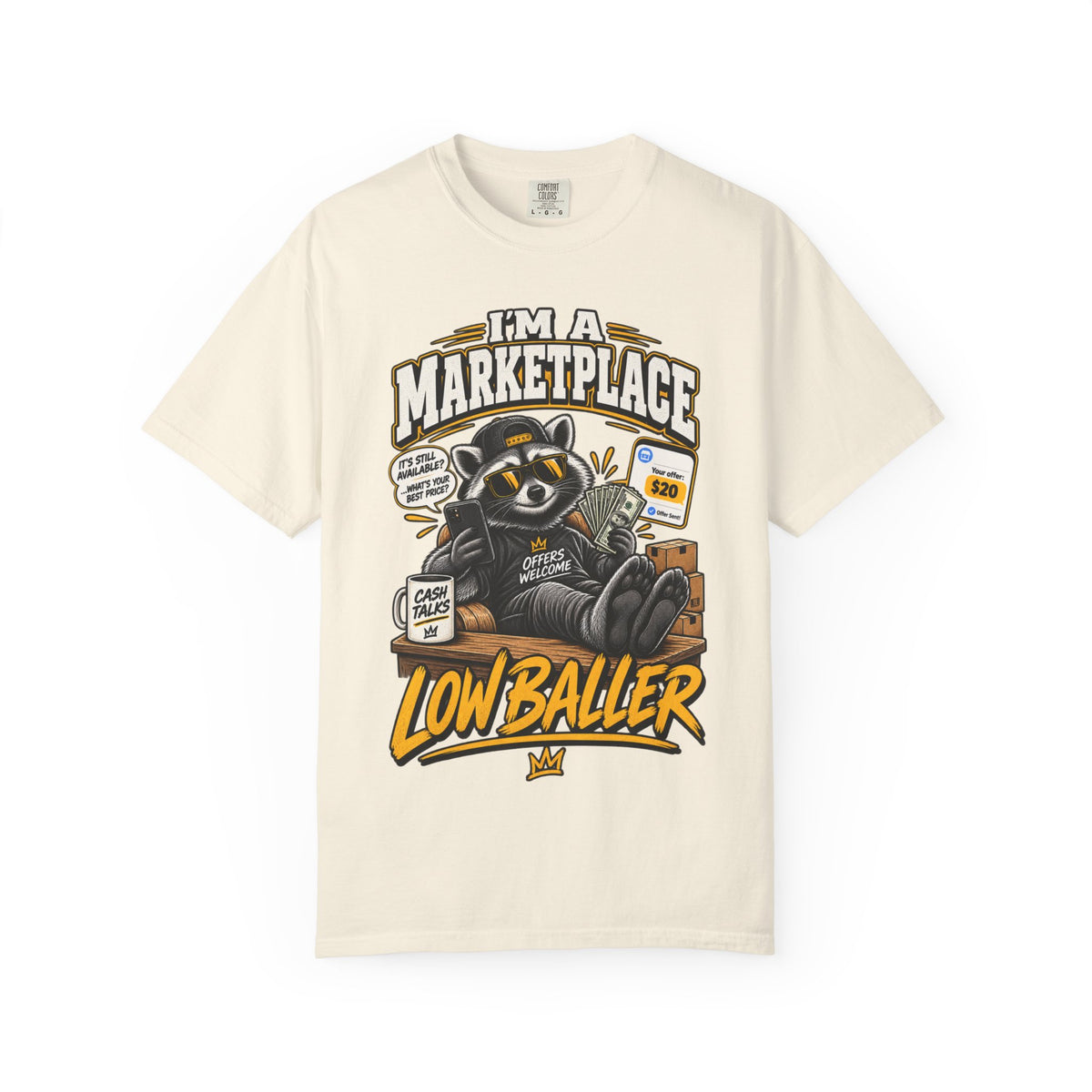 Lowballer Marketplace T-Shirt – "I'm a Marketplace, Lowballer" Graphic Tee