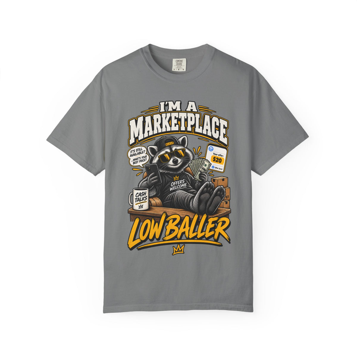 Lowballer Marketplace T-Shirt – "I'm a Marketplace, Lowballer" Graphic Tee