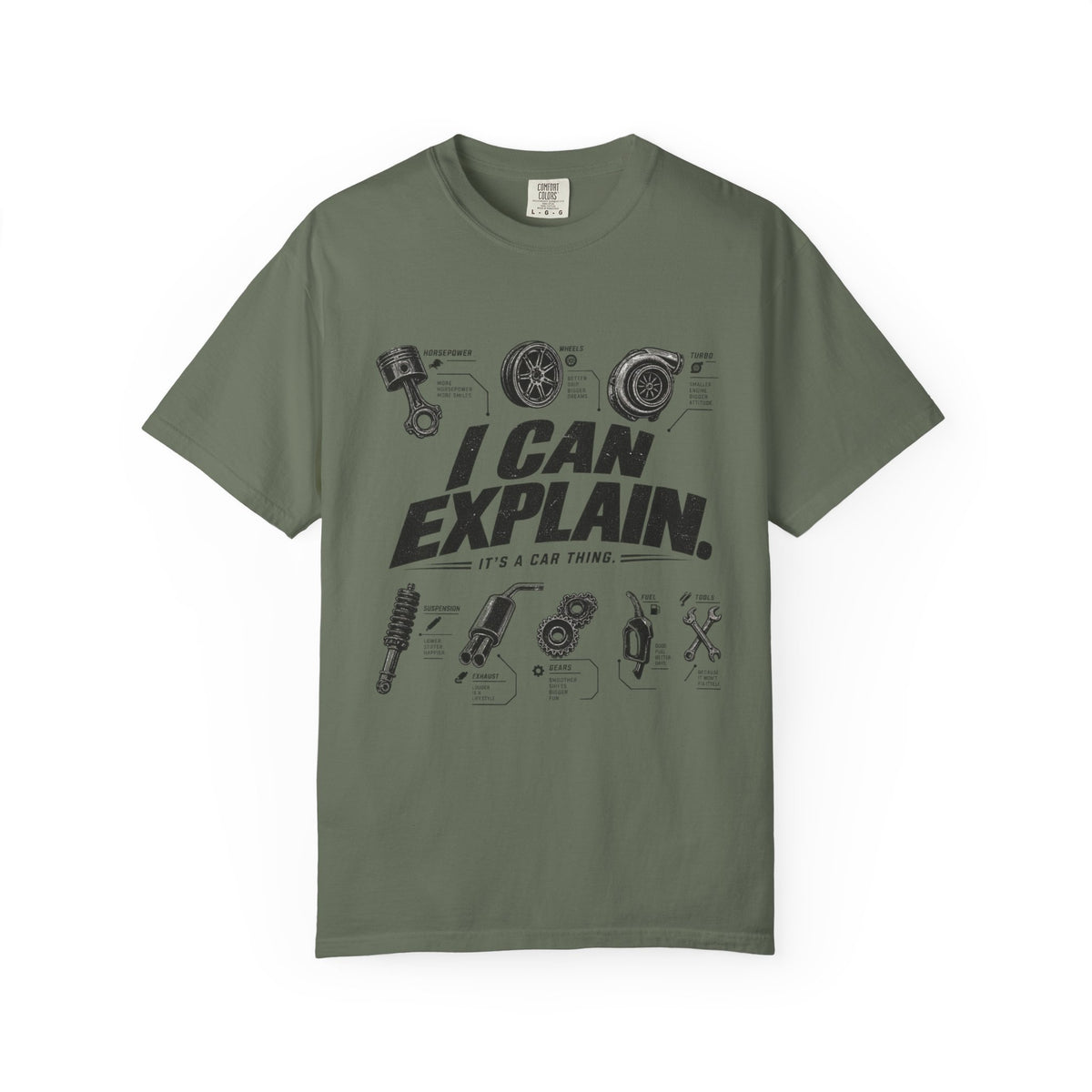 I Can Explain Car Parts T-Shirt - Car life Graphic Funny Tee