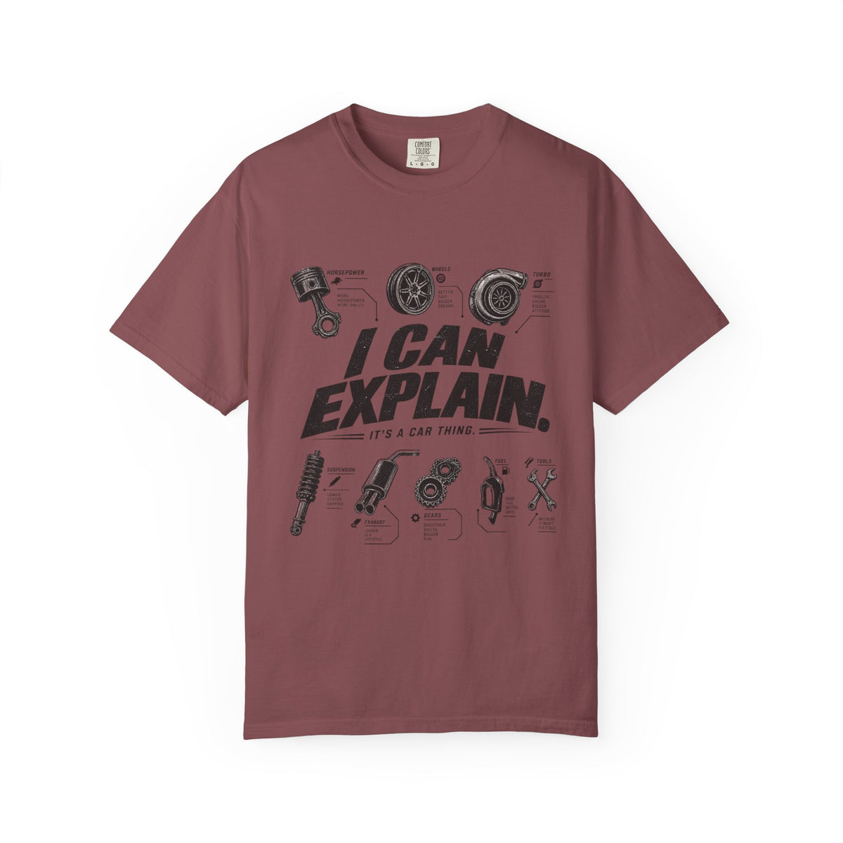 I Can Explain Car Parts T-Shirt - Car life Graphic Funny Tee