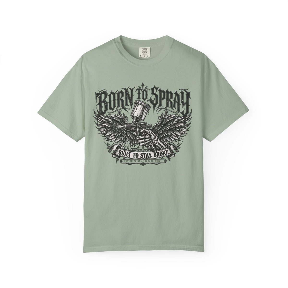 'Born to Spray' painters Car Builders Graphic T-Shirt