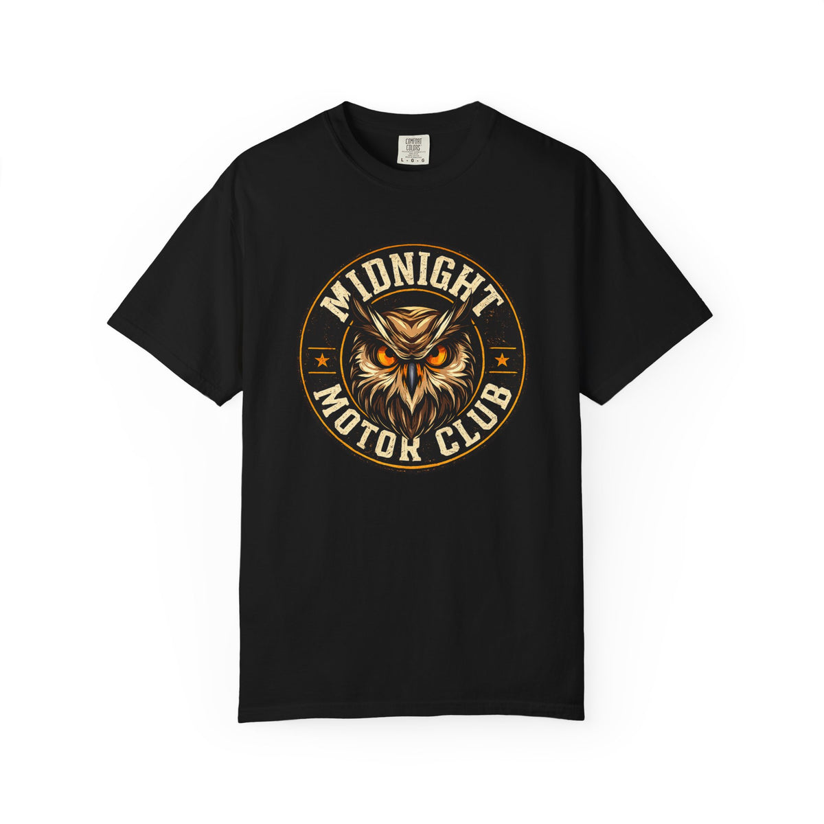Midnight Motor Club-Owl Mascot Circle Graphic Tee
