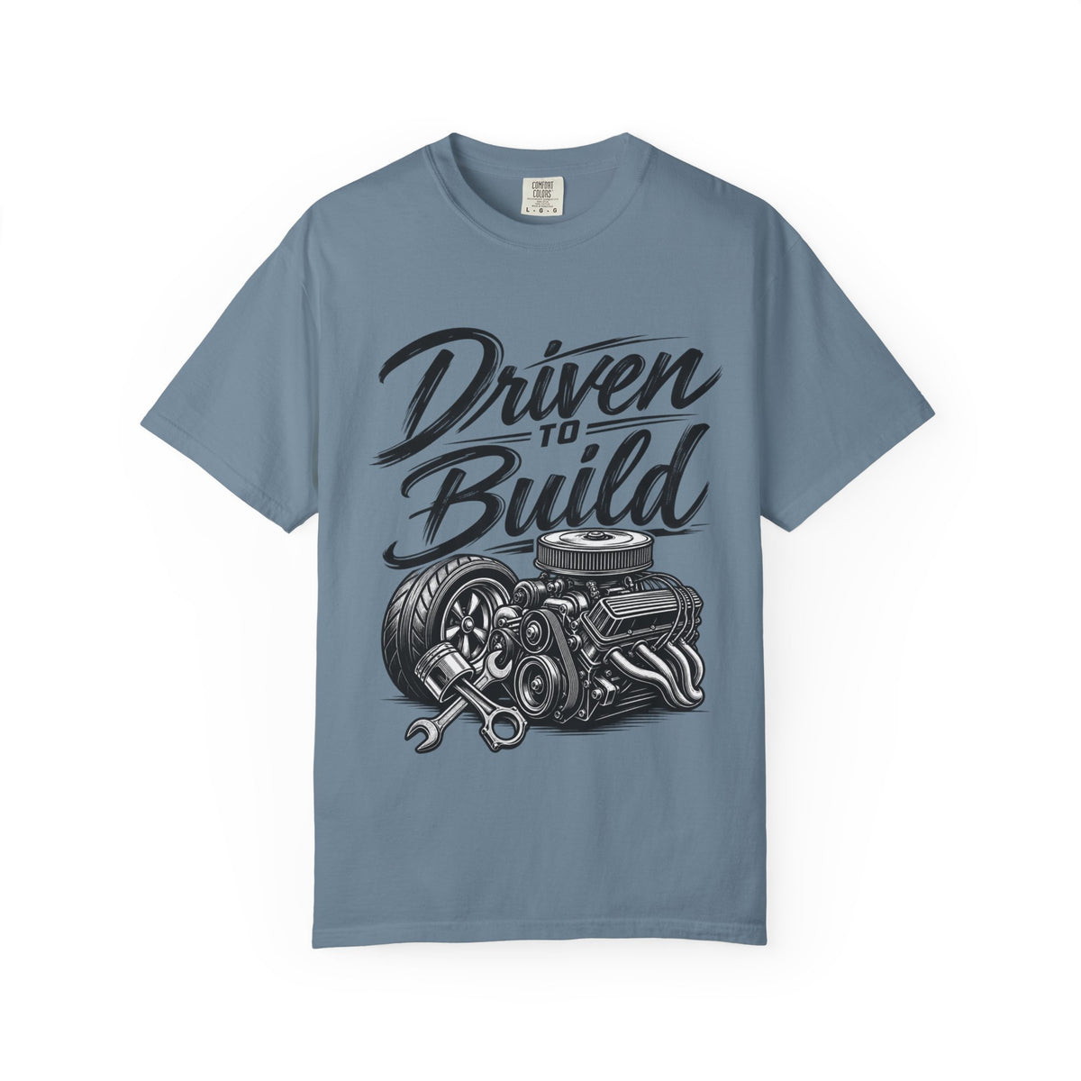 Driven to Build T-Shirt — Mechanics & Car Enthusiast Engine Tee