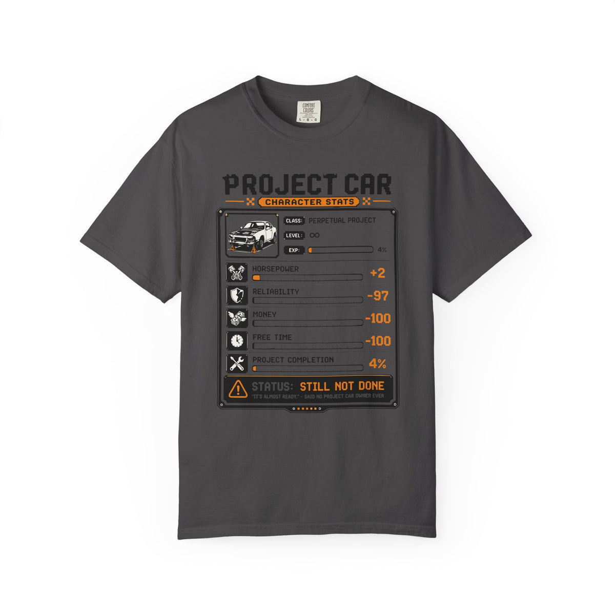 Project car status - Funny Tee