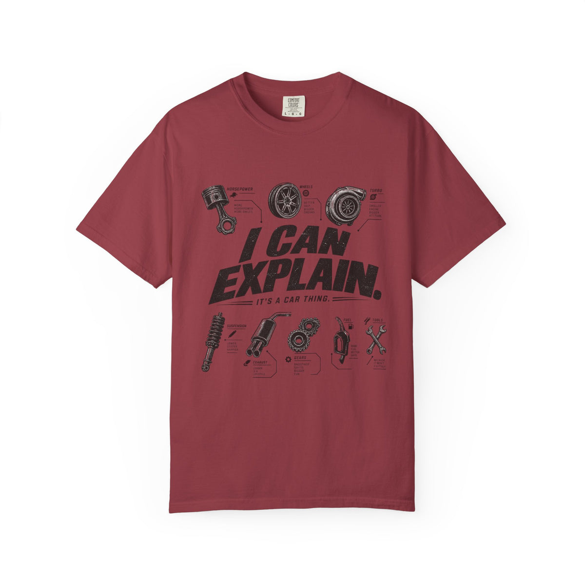 I Can Explain Car Parts T-Shirt - Car life Graphic Funny Tee