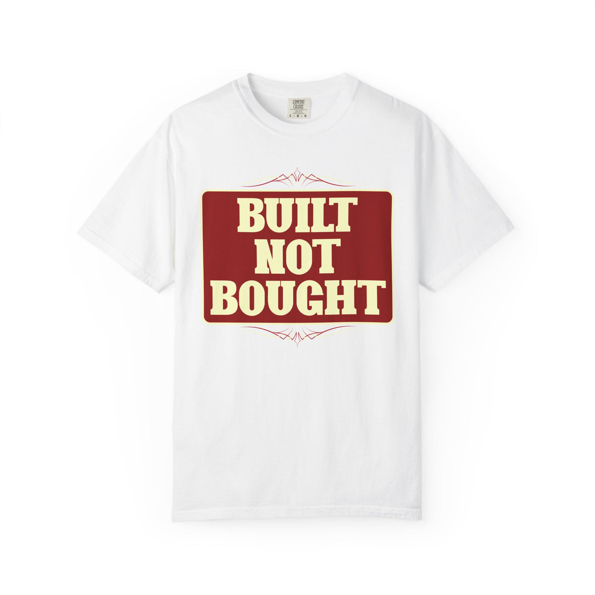 Built Not Bought T-Shirt — Vintage Motorcycle/Car Builder Tee