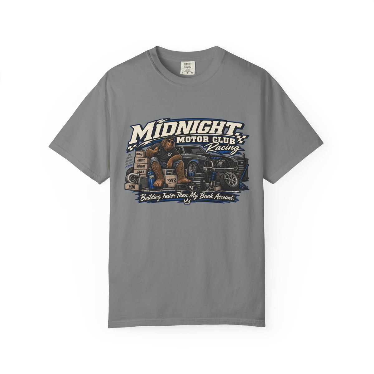 Midnight Motor Club Racing T-Shirt — Vintage Classic Car Graphic Tee