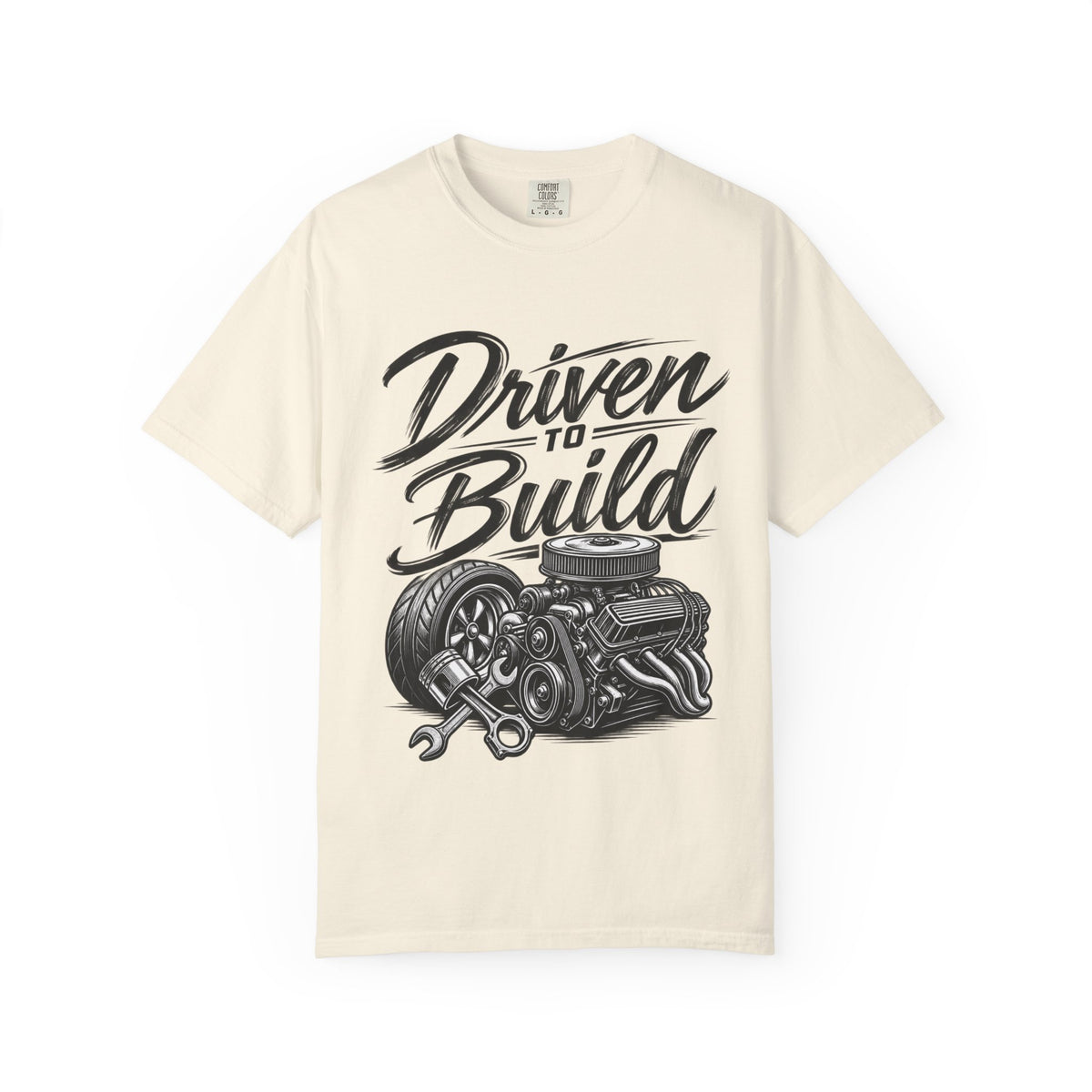 Driven to Build T-Shirt — Mechanics & Car Enthusiast Engine Tee