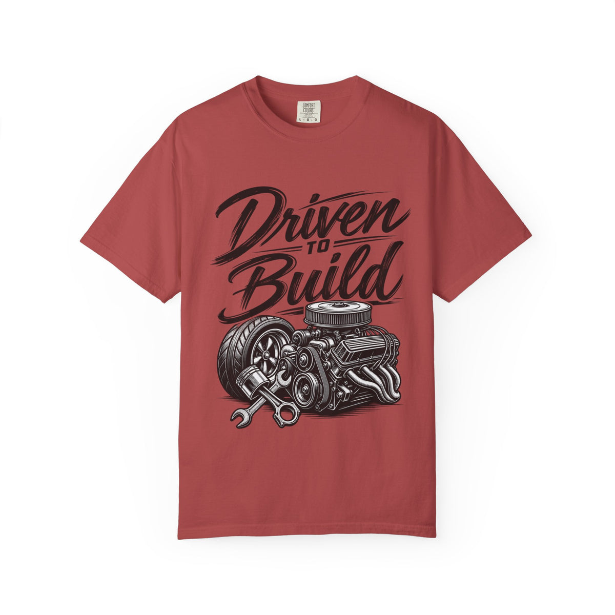 Driven to Build T-Shirt — Mechanics & Car Enthusiast Engine Tee