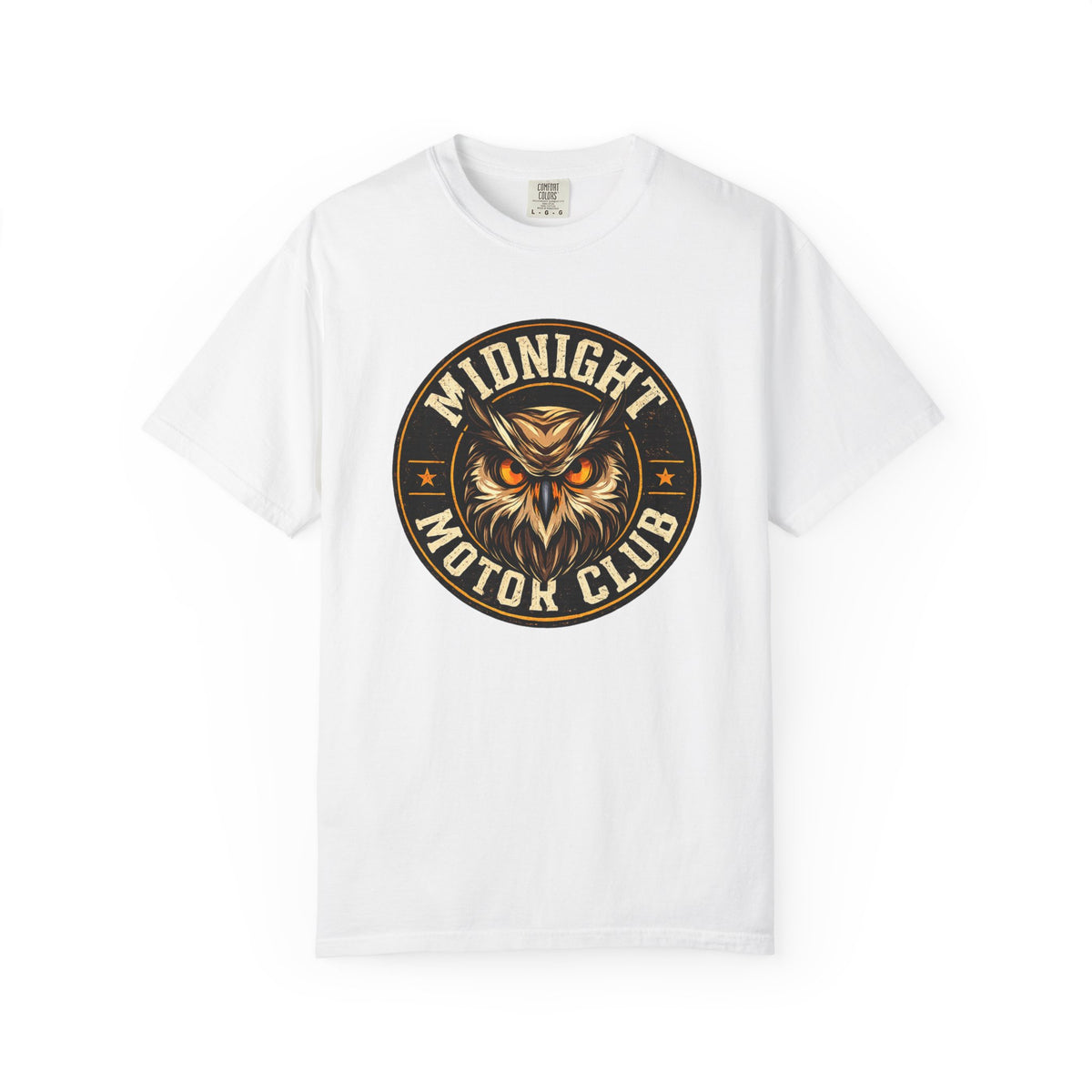 Midnight Motor Club-Owl Mascot Circle Graphic Tee