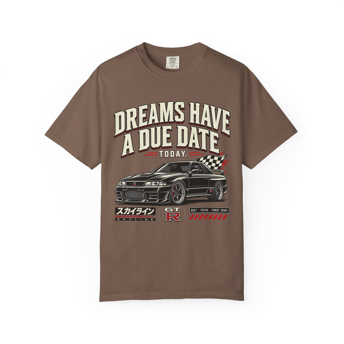Dreams Have a Due Date - Racing T-Shirt