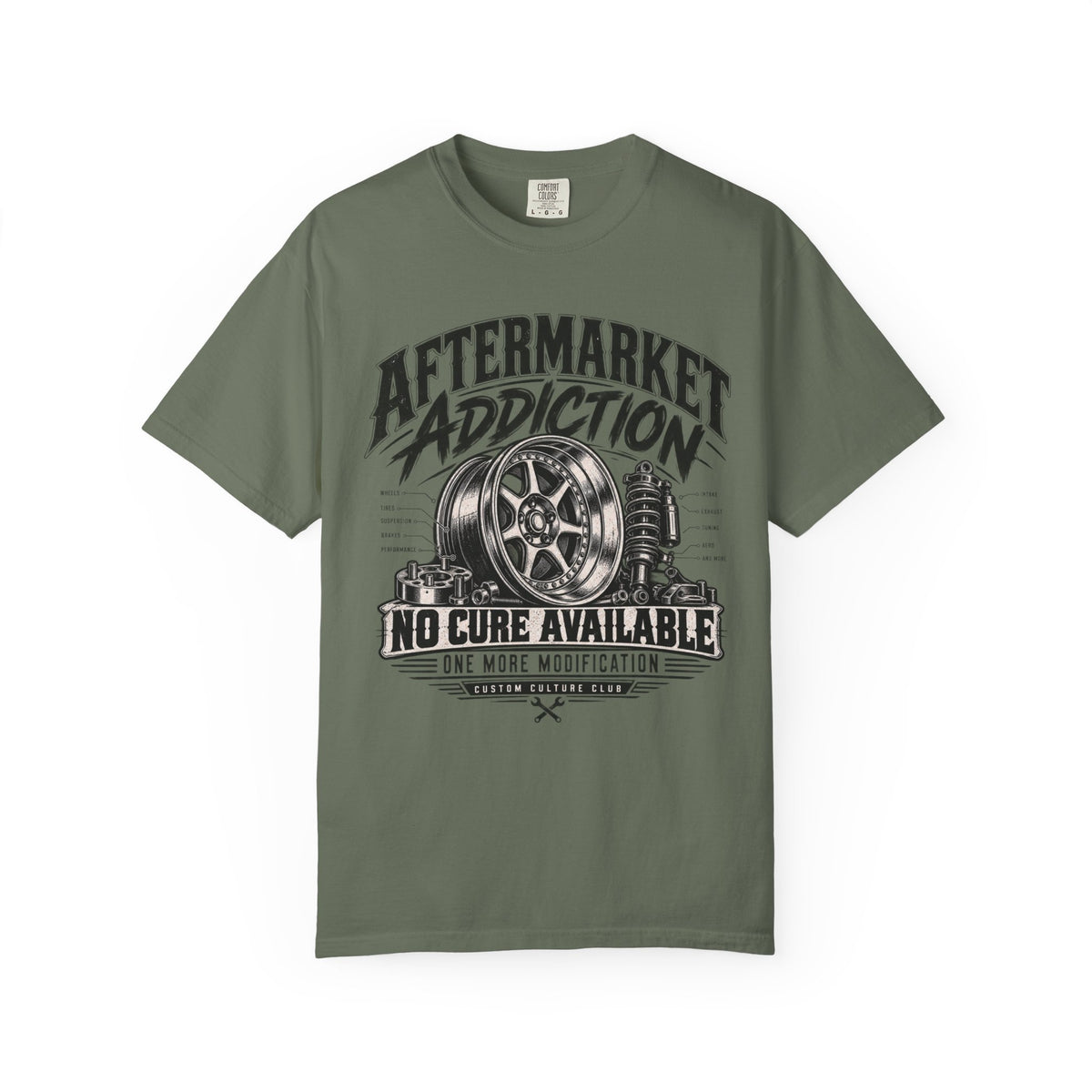 Aftermarket Addiction No Core Available Automotive T-Shirt