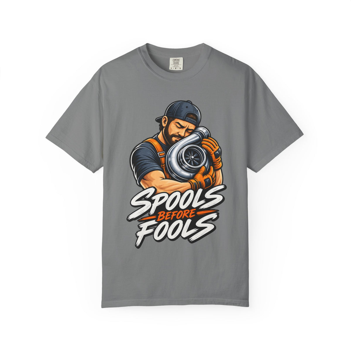 “Spools Before Fools” Turbocharger Funny Mechanics Tee