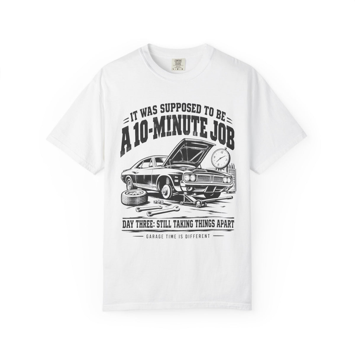 A 10-Minute Job Vintage Classic Car T-Shirt