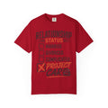 Relationship Status Checklist T-Shirt — 'Project Car' Automotive Humor Tee