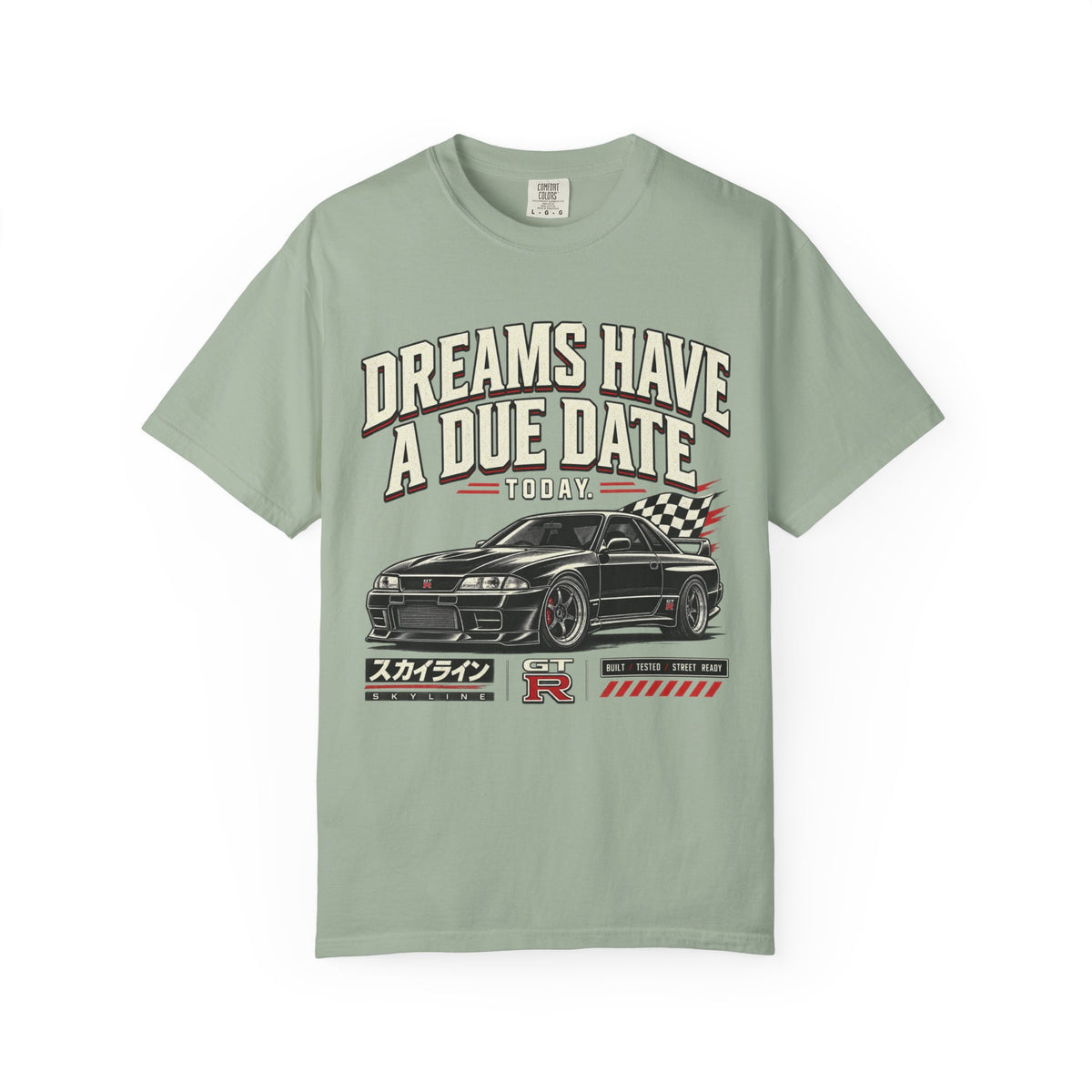 Dreams Have a Due Date - Racing T-Shirt