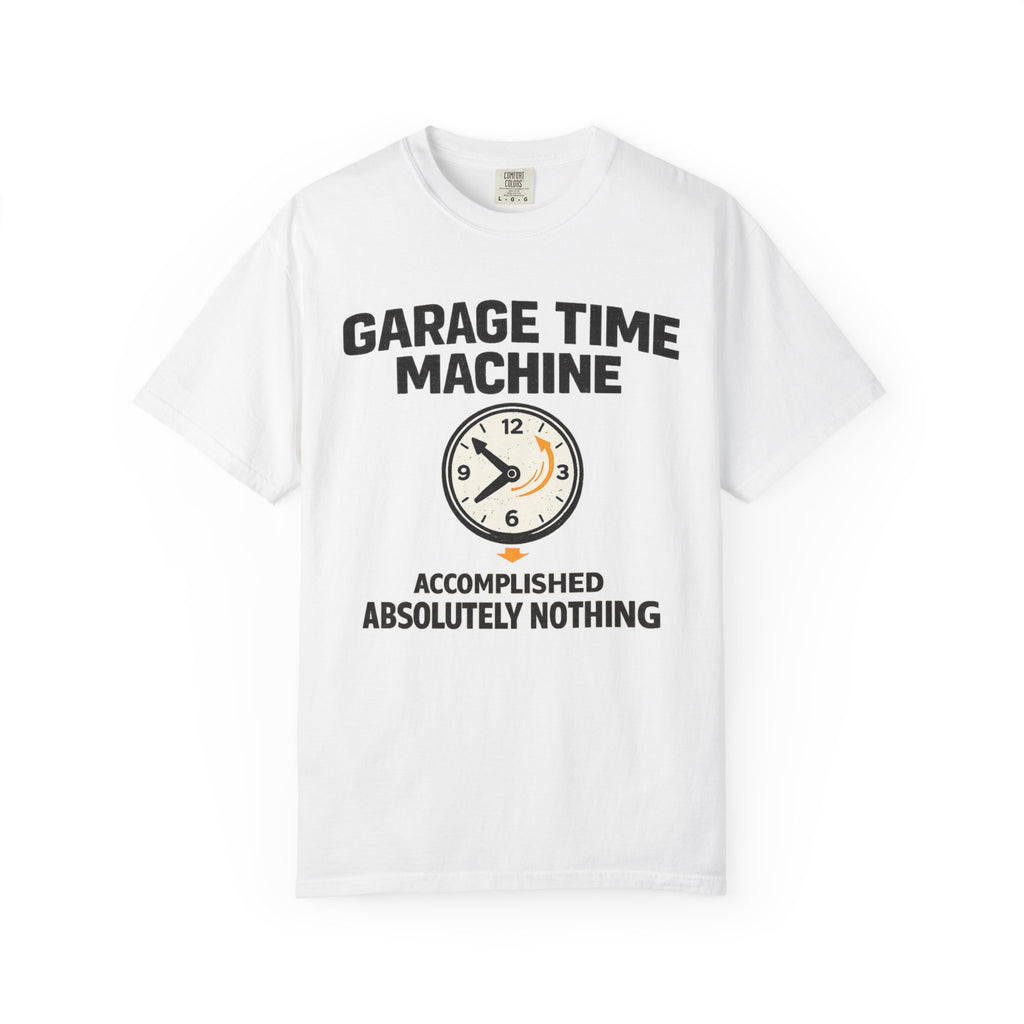 Garage Time Machine Funny Car Lovers Tee