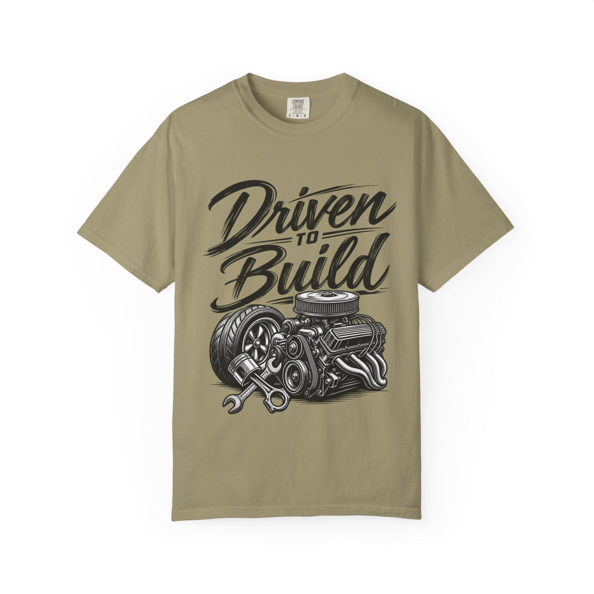 Driven to Build T-Shirt — Mechanics & Car Enthusiast Engine Tee