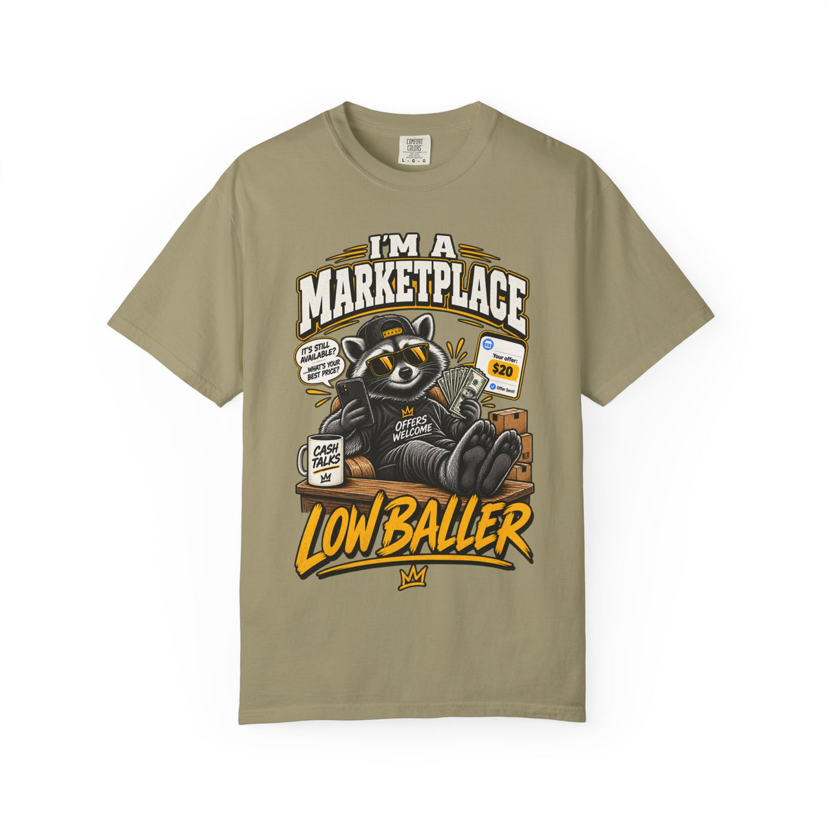 Lowballer Marketplace T-Shirt – "I'm a Marketplace, Lowballer" Graphic Tee