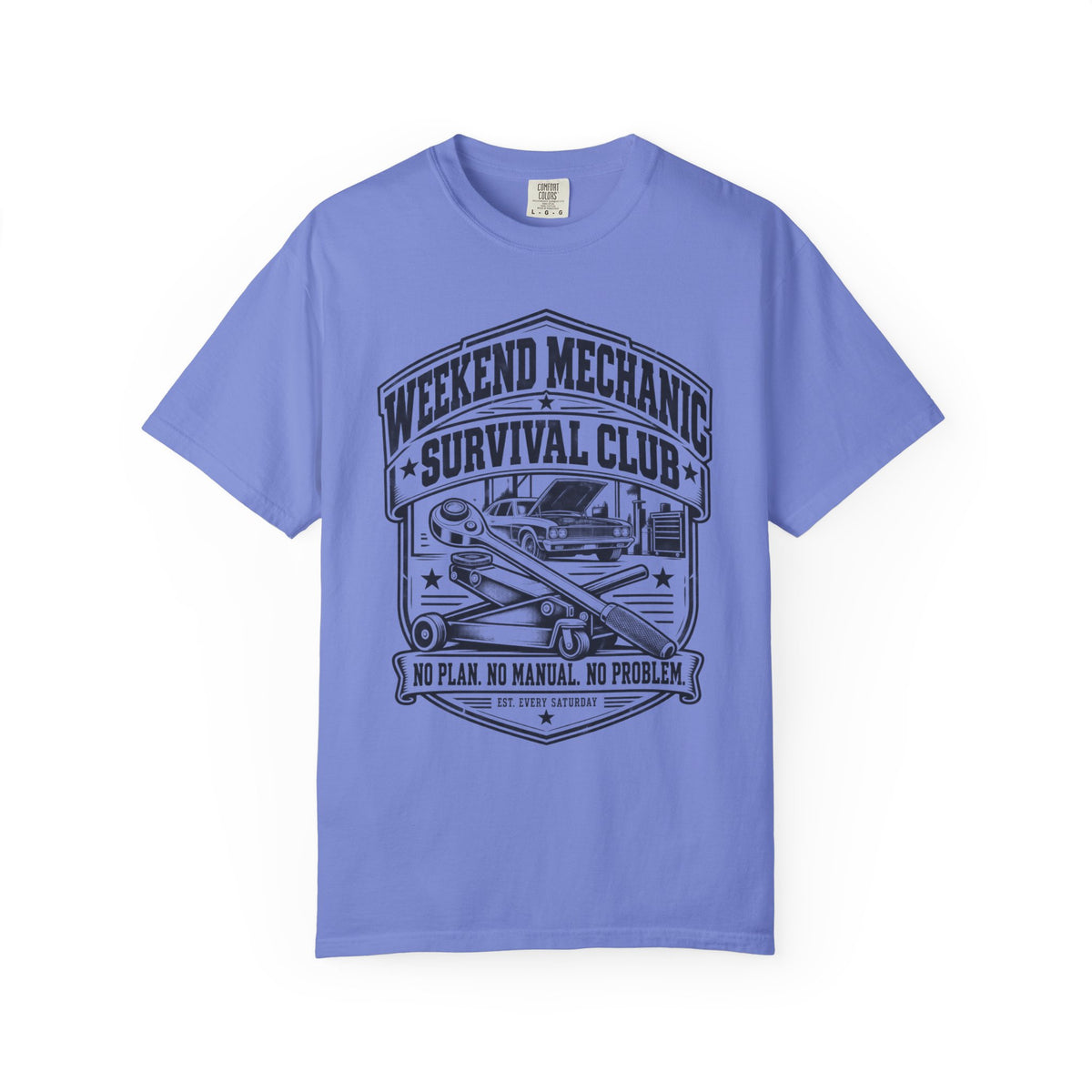 Weekend Mechanic Survival Club Car Culture T-Shirt
