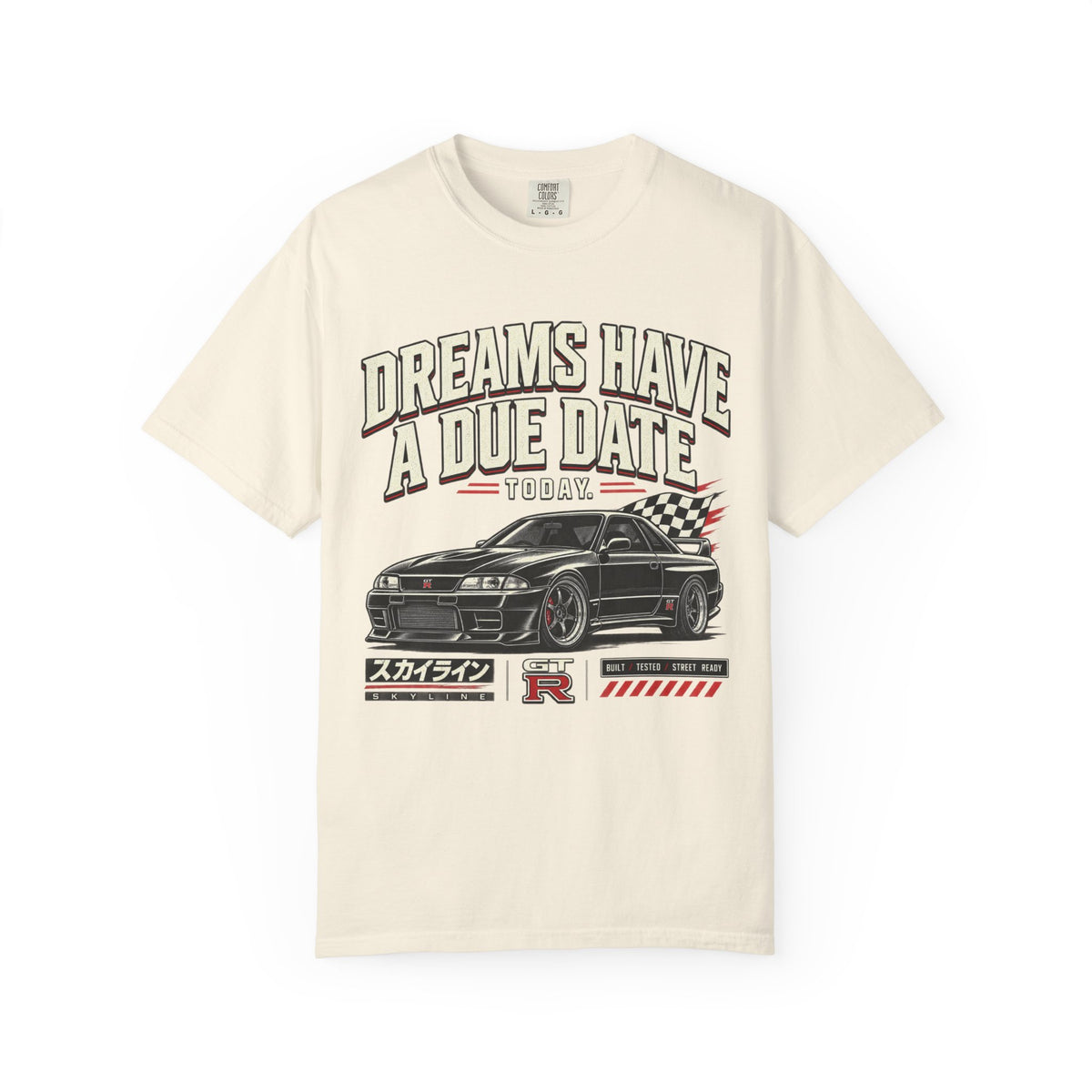 Dreams Have a Due Date - Racing T-Shirt