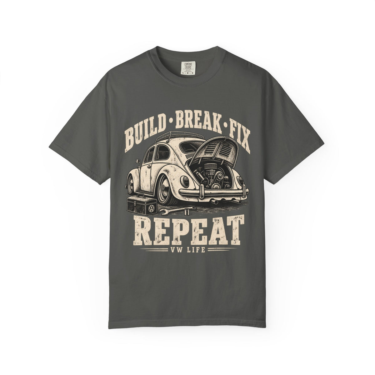 Build Break Fix Vintage Volkswagen Beetle T-Shirt
