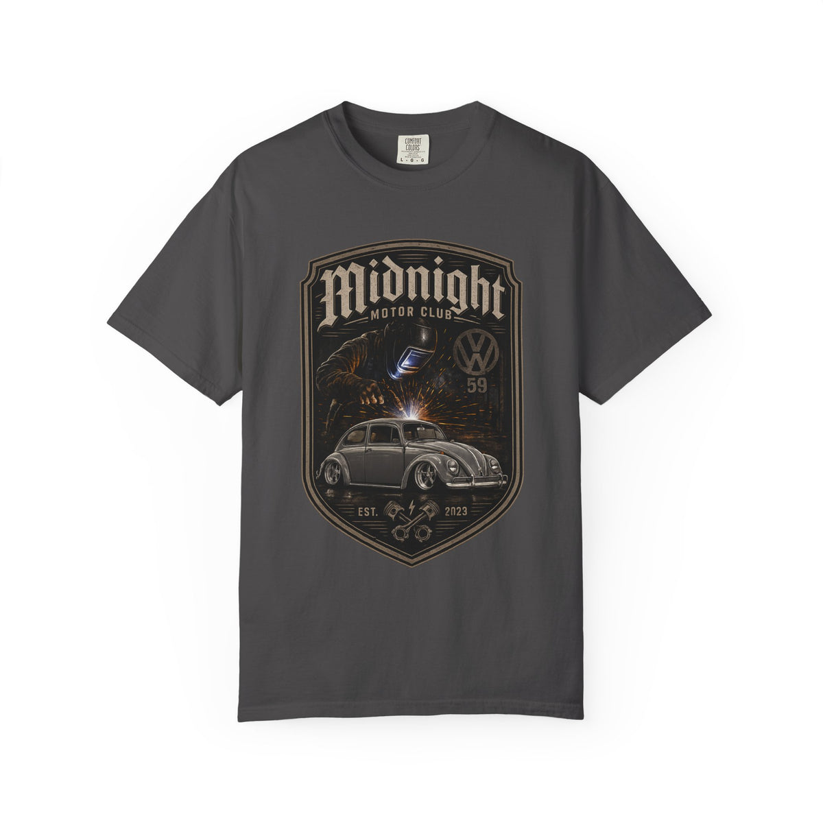 Midnight Motor Club Vintage VW Beetle T-Shirt