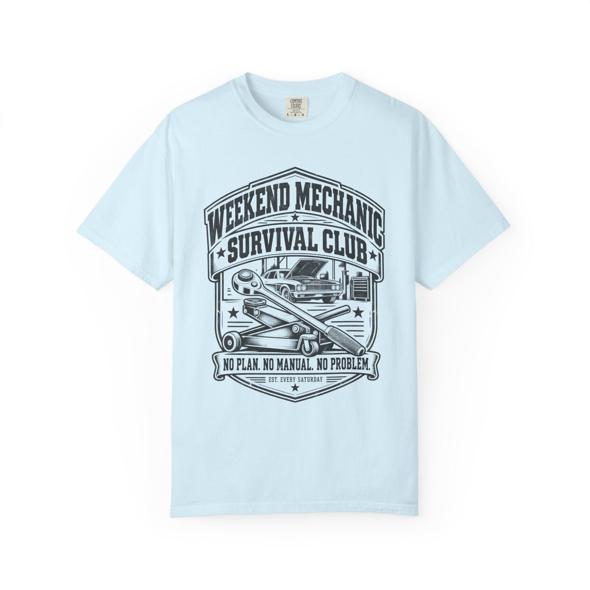 Weekend Mechanic Survival Club Car Culture T-Shirt