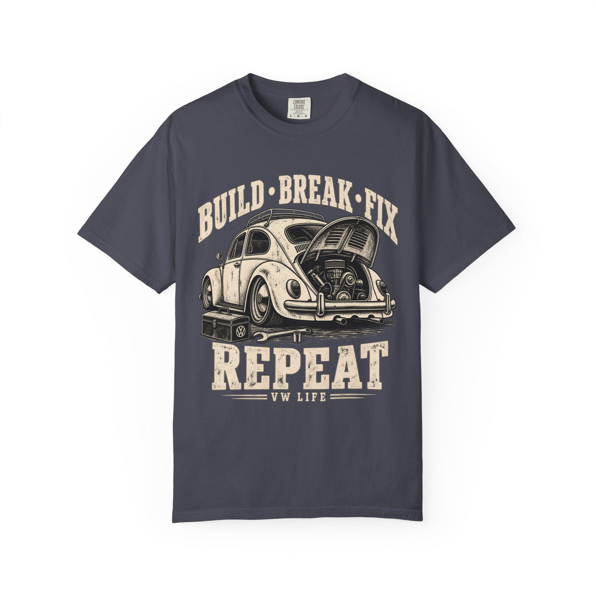 Build Break Fix Vintage Volkswagen Beetle T-Shirt