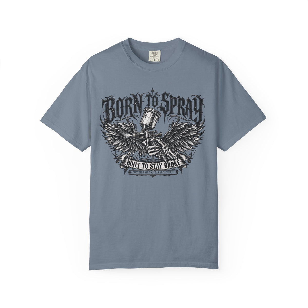 'Born to Spray' painters Car Builders Graphic T-Shirt