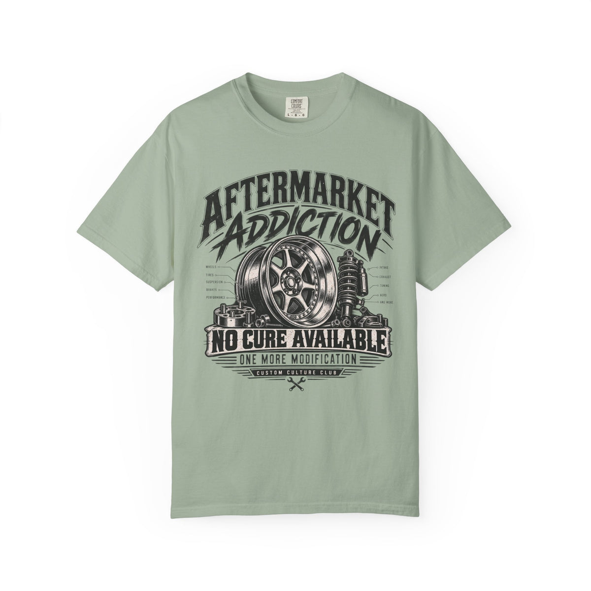 Aftermarket Addiction No Core Available Automotive T-Shirt