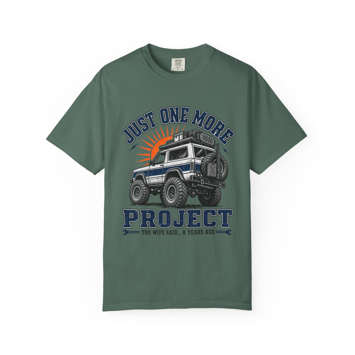 "Just One More Project" Off-Road Truck Graphic Tee