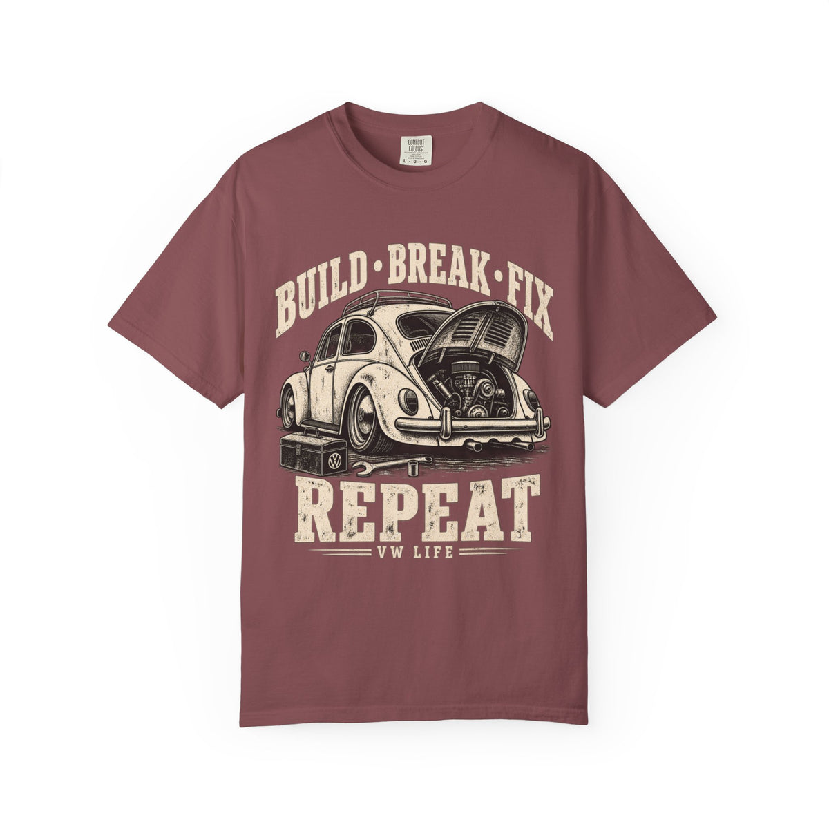 Build Break Fix Vintage Volkswagen Beetle T-Shirt