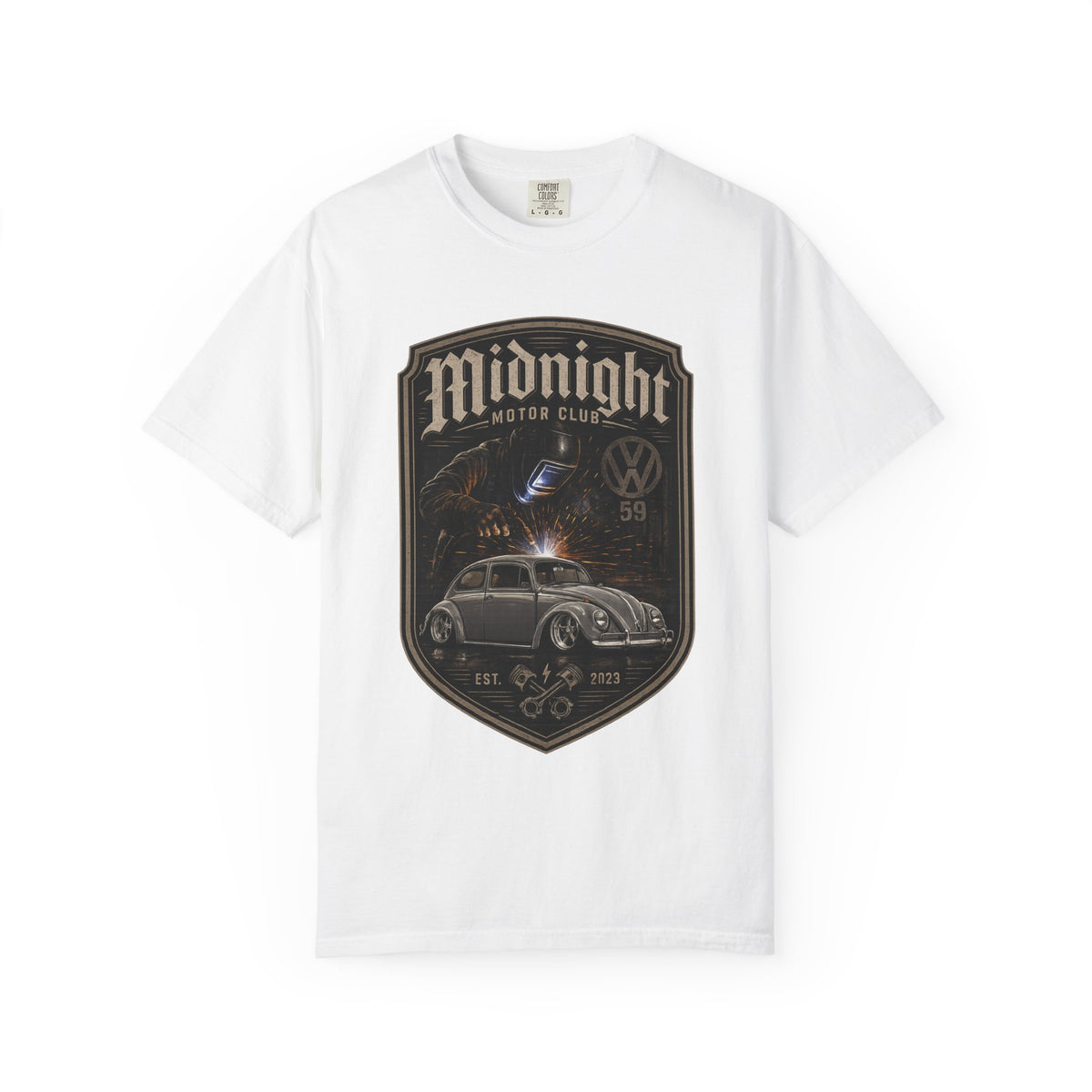 Midnight Motor Club Vintage VW Beetle T-Shirt
