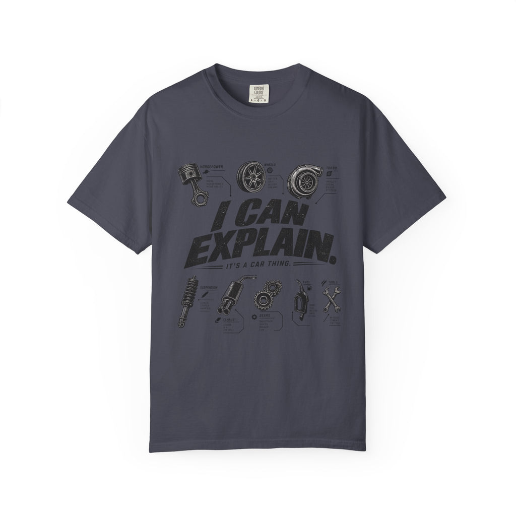 I Can Explain Car Parts T-Shirt - Car life Graphic Funny Tee