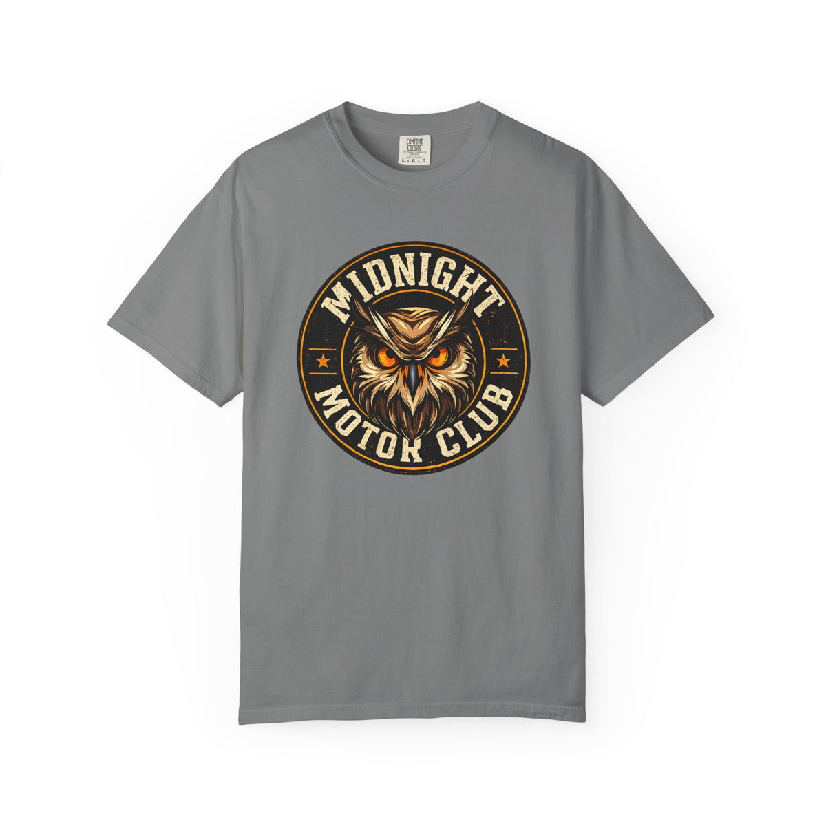 Midnight Motor Club-Owl Mascot Circle Graphic Tee