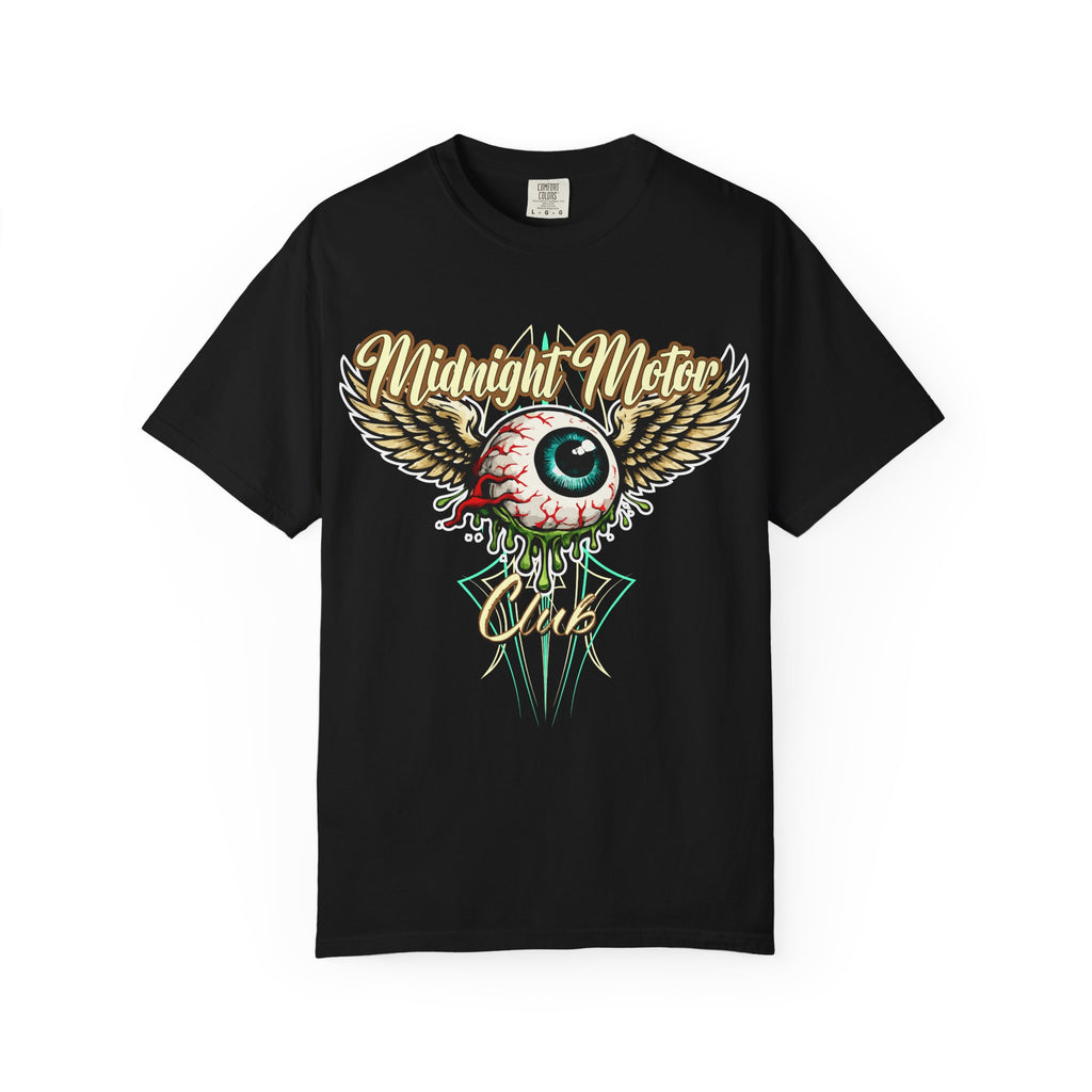 Midnight Motor Club Tee — Winged Eyeball Graphic T-Shirt
