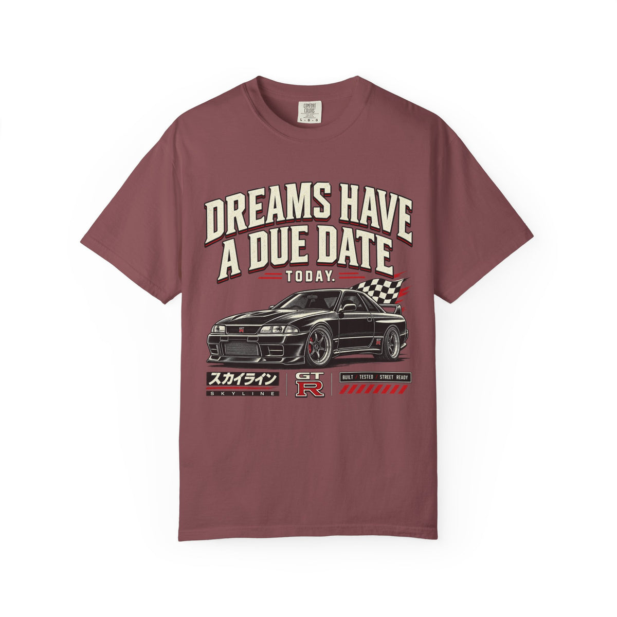 Dreams Have a Due Date - Racing T-Shirt