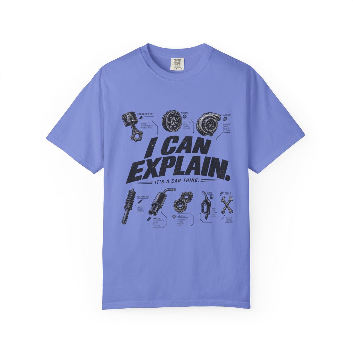 I Can Explain Car Parts T-Shirt - Car life Graphic Funny Tee