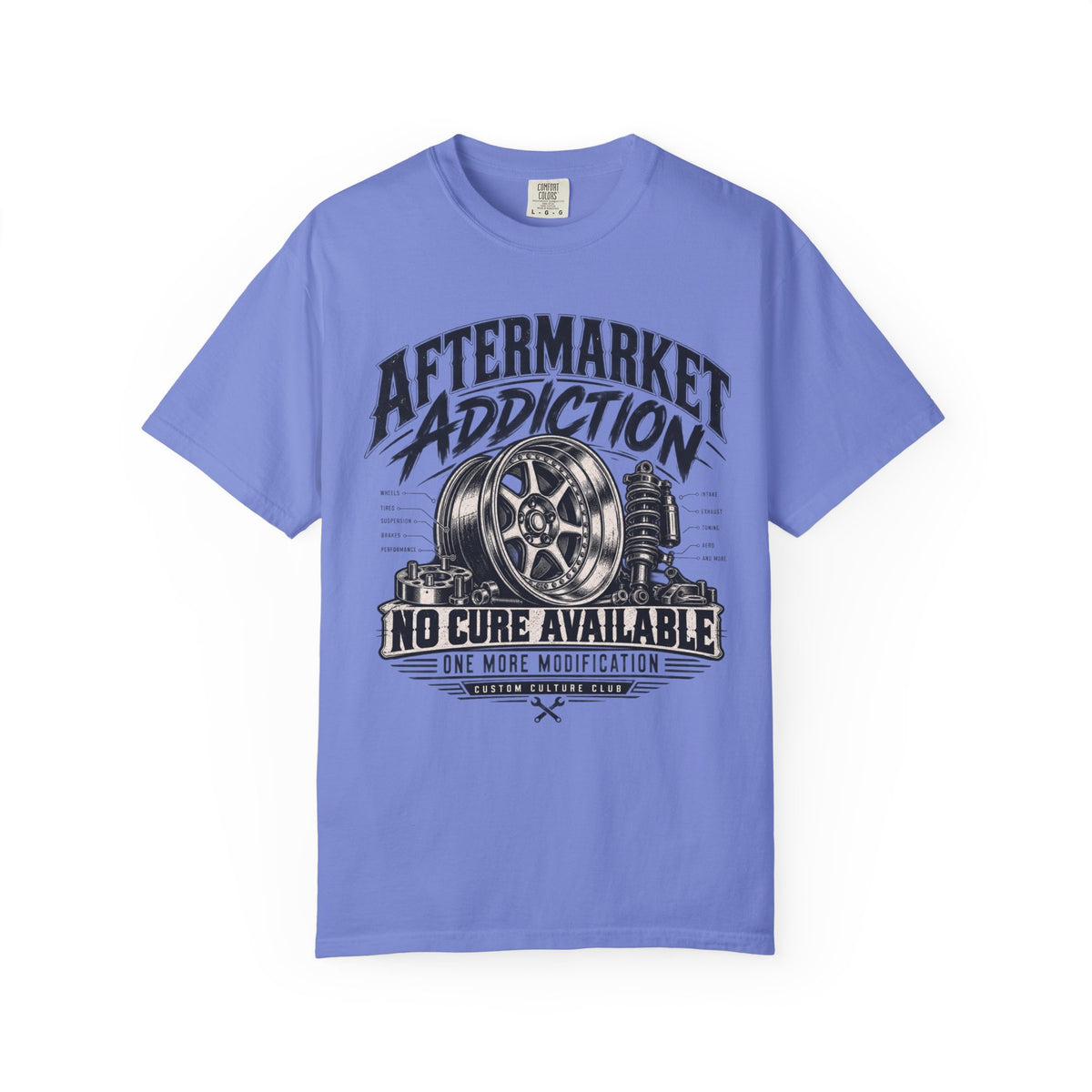 Aftermarket Addiction No Core Available Automotive T-Shirt