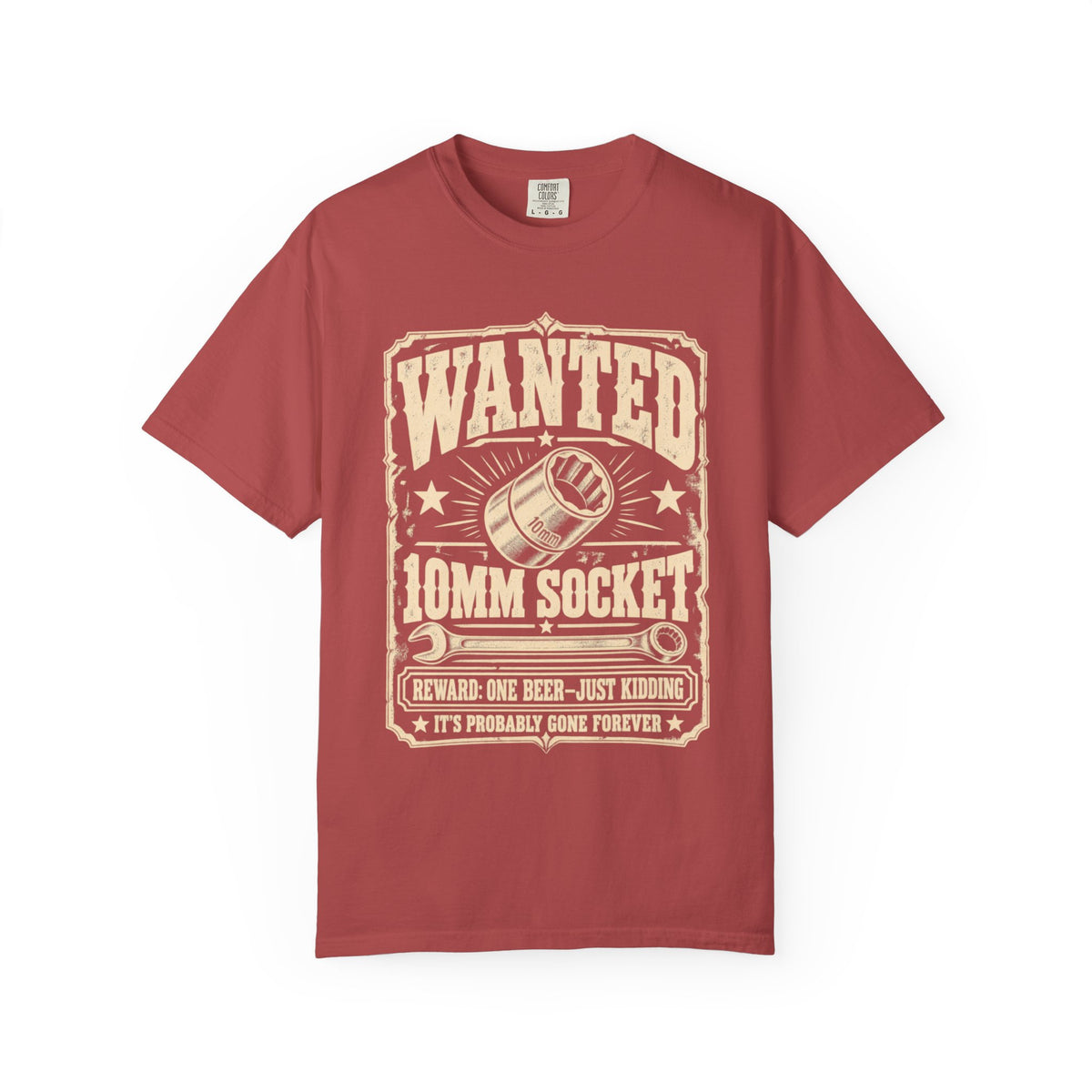 Wanted T-Shirt: 10mm Socket - Car Life Graphic Tee