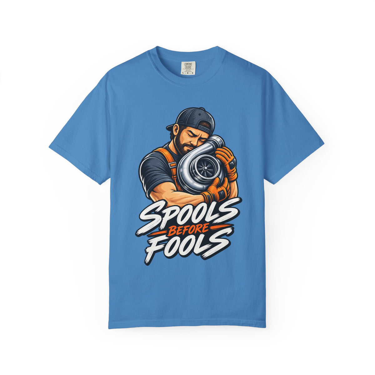 “Spools Before Fools” Turbocharger Funny Mechanics Tee